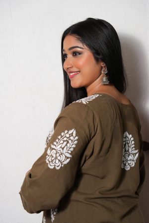 Noor - Chikankari Rayon Short Kurti